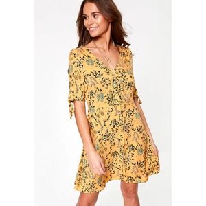 Vero Moda Simply Easy Button Up Floral Dress Sz S